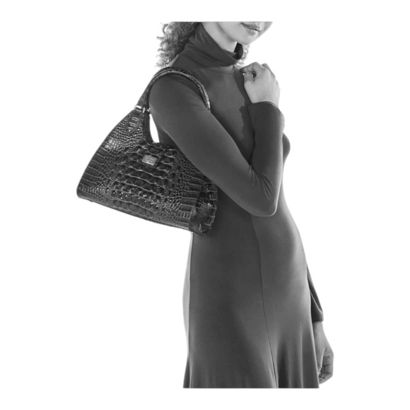 Brahmin Adria Satchel in Voltage Violet Sirona NWT - Picture 3 of 9